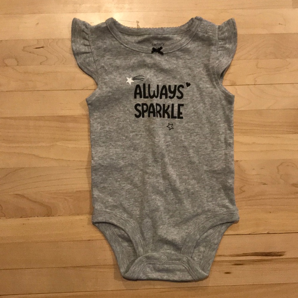 Always sparkle onesie